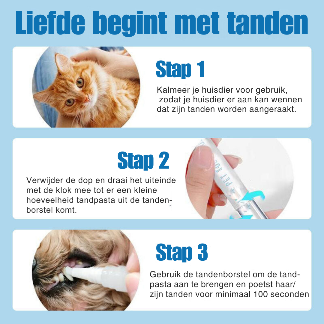 PetCare™ | Tandenborstel voor huisdieren