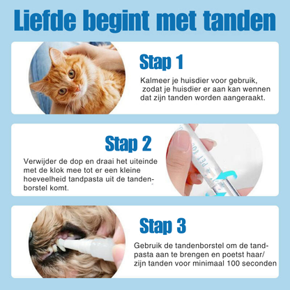 PetCare™ | Tandenborstel voor huisdieren