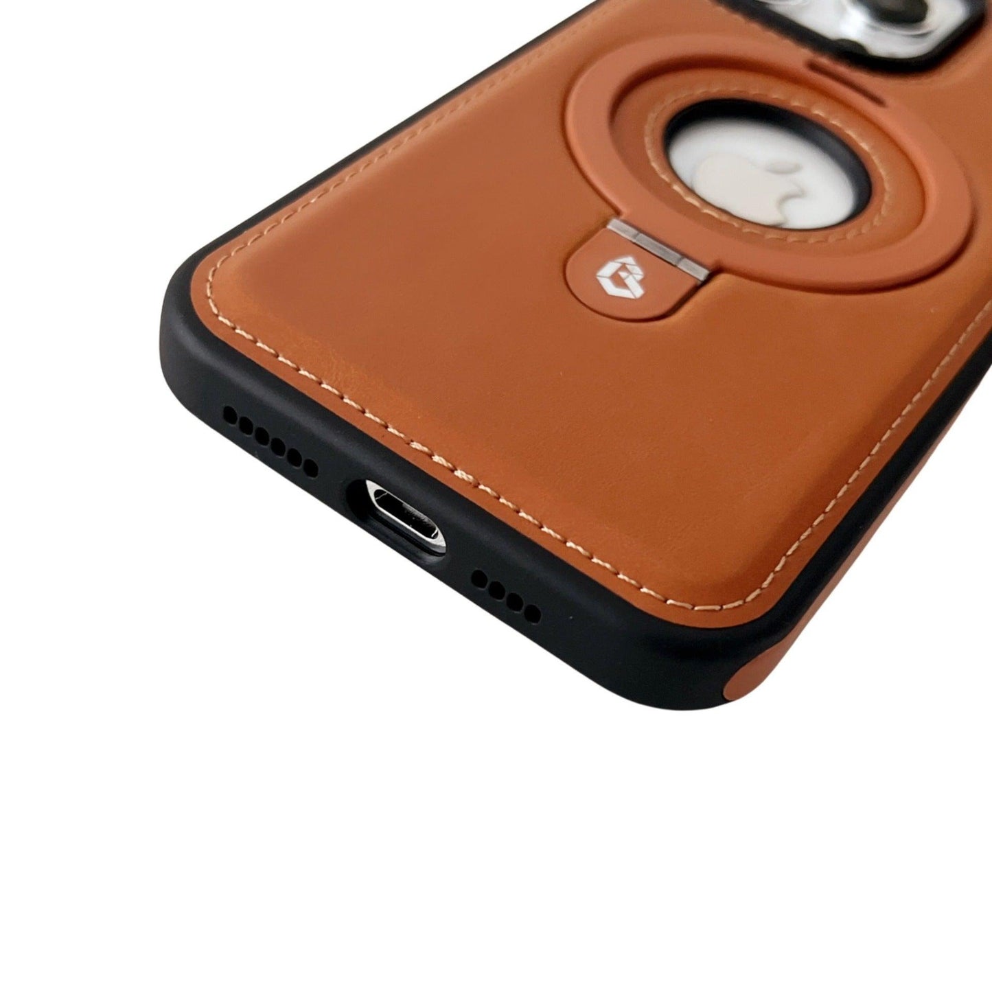 MacGuard Pro™ | Leren Magnetische stand iPhone Case - FACCE. Amsterdam