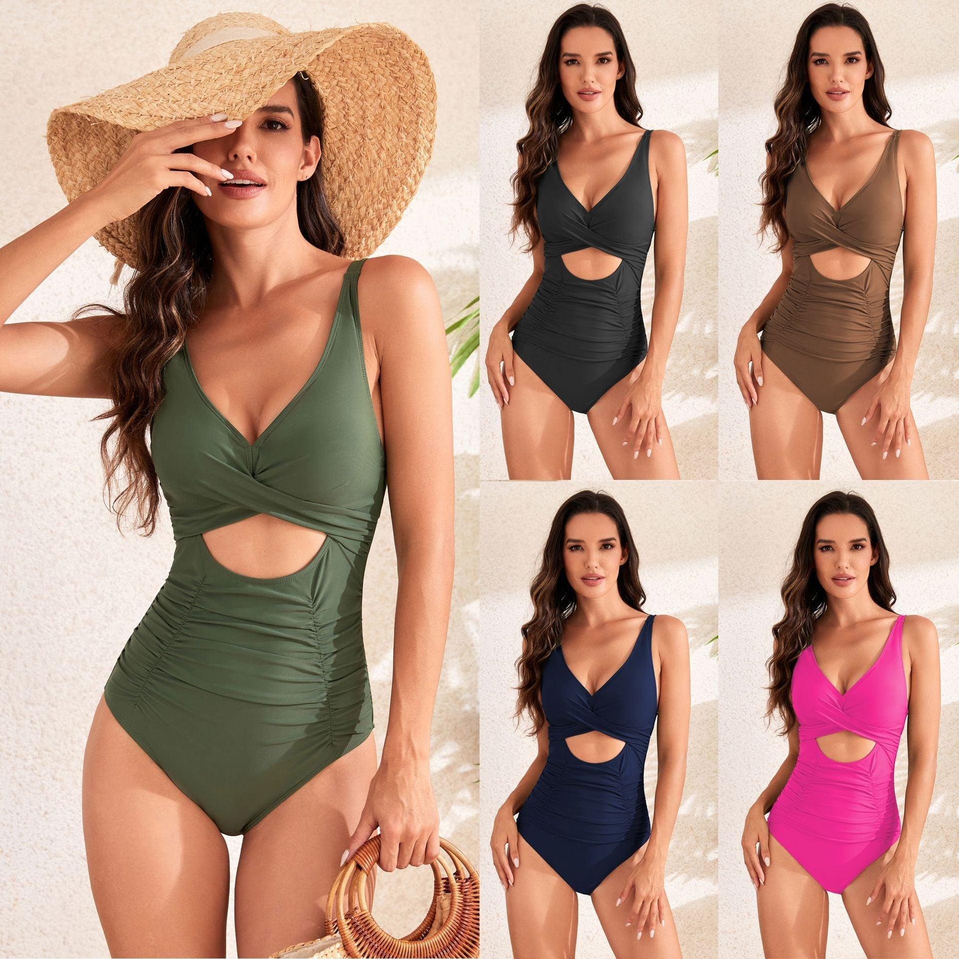 SheCurve® One Piece Swimsuits Push Up Tummy Control Bathing Suits - FACCE. Amsterdam