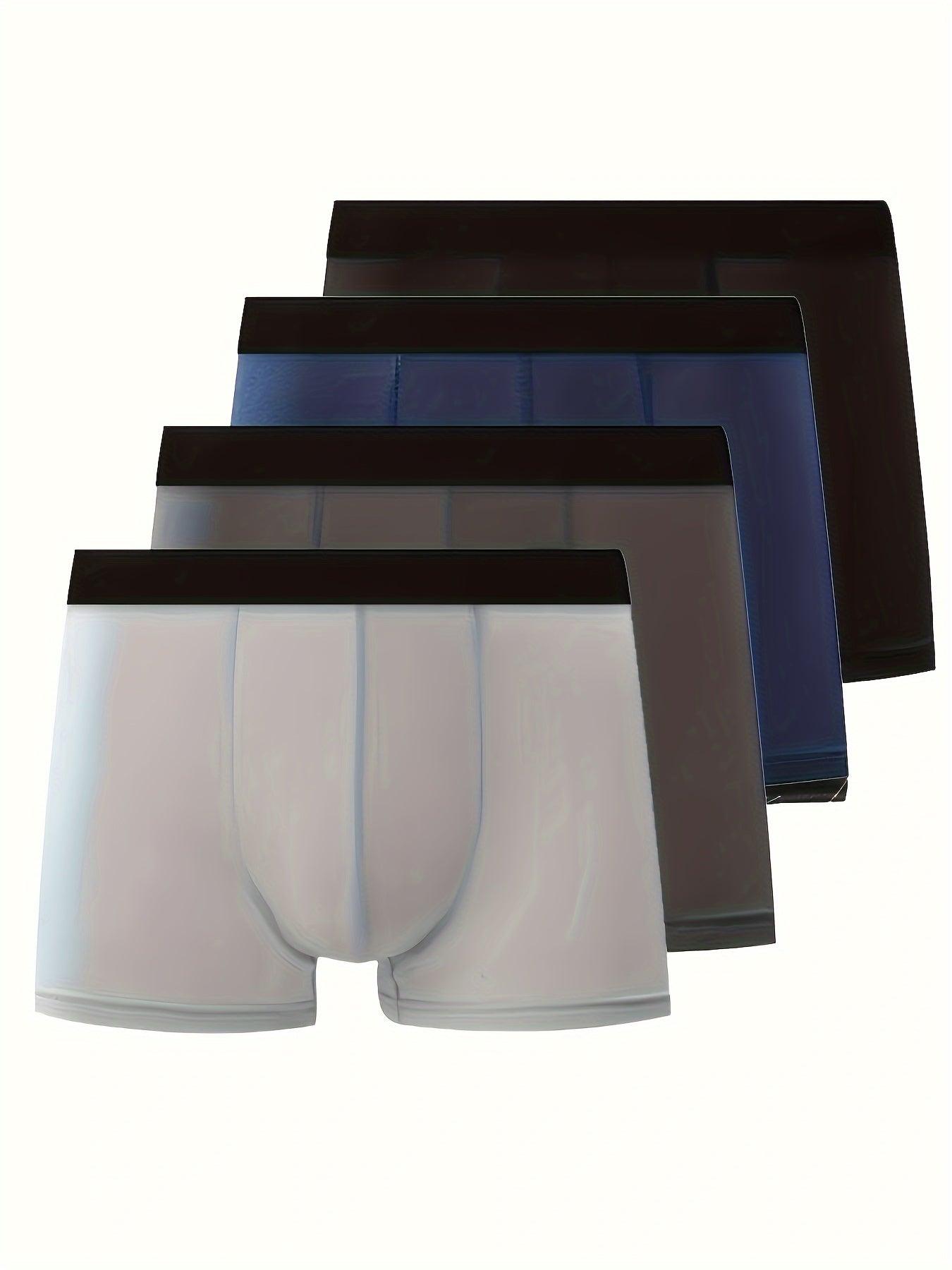 Spencer | Ademende boxershorts in effen kleur - FACCE. Amsterdam